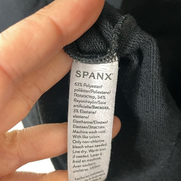 Spanx Black Pullover Sweater 3/4 Sleeve Size Small 465 - Picture 11 of 11